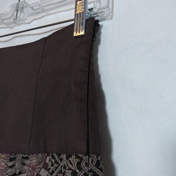 Crisca 80s Printed Georgette Palazzo High Waisted Wide Leg Boho Pants Size Small - Picture 4 of 10